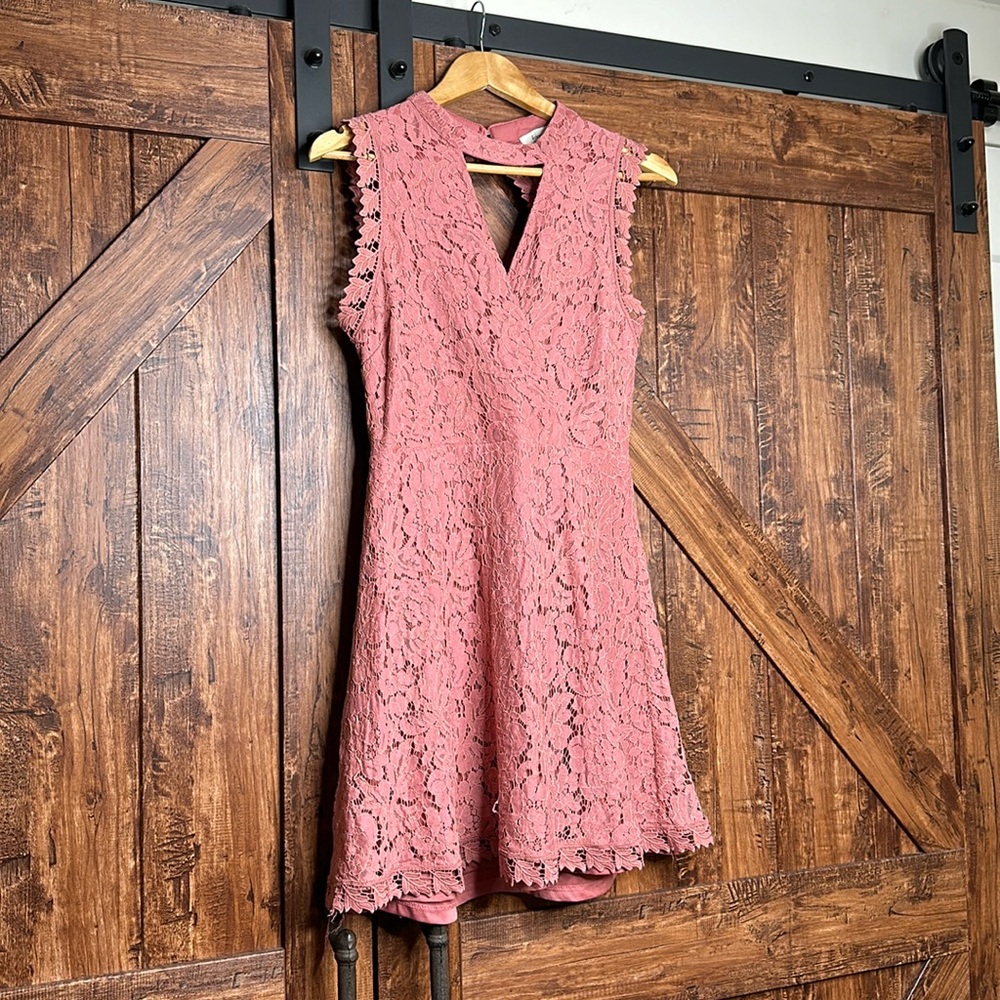 Pink A line dress